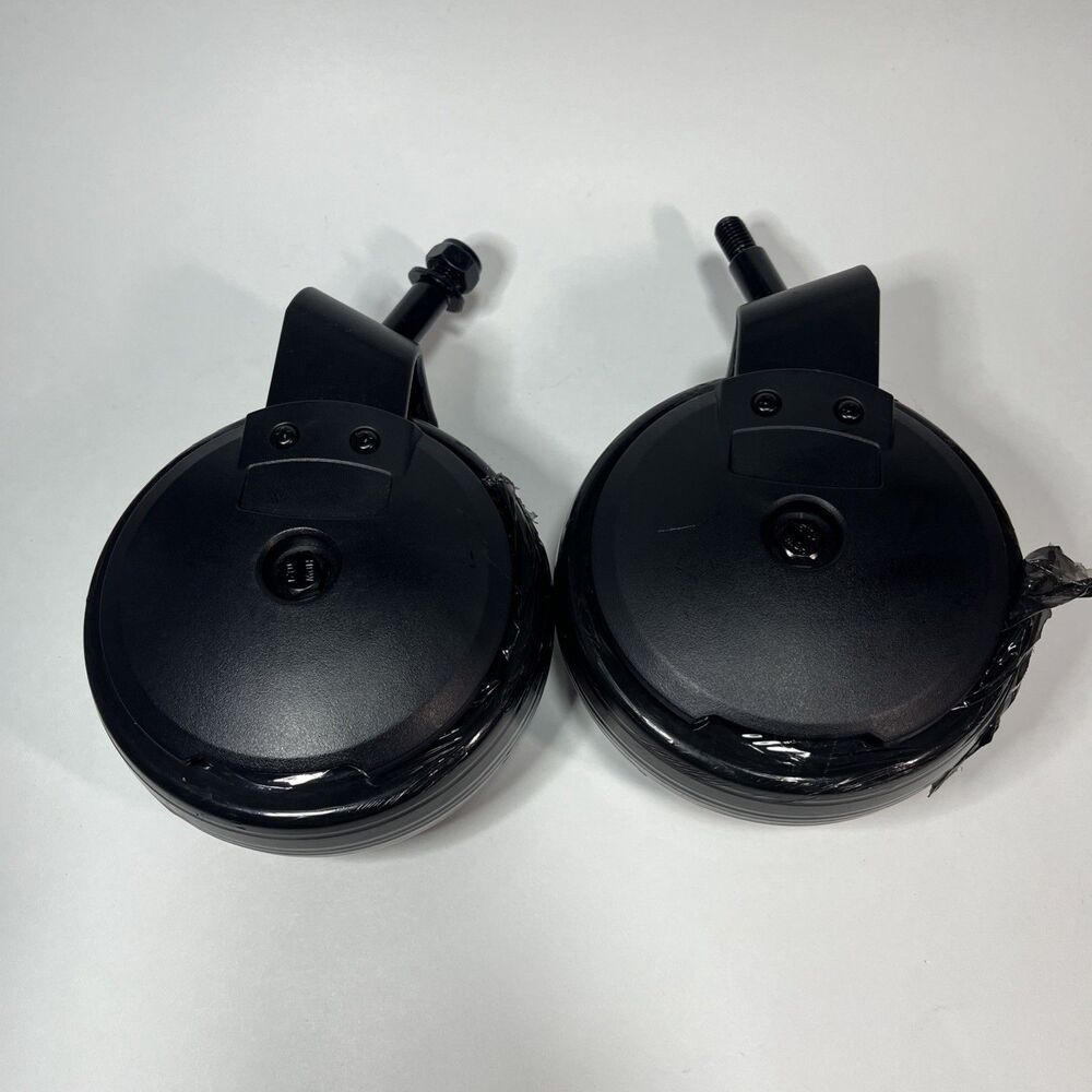 PAIR 6" Caster Wheels Tires Forks for Quantum Q6 Edge 2.0 / 3 Power Chairs